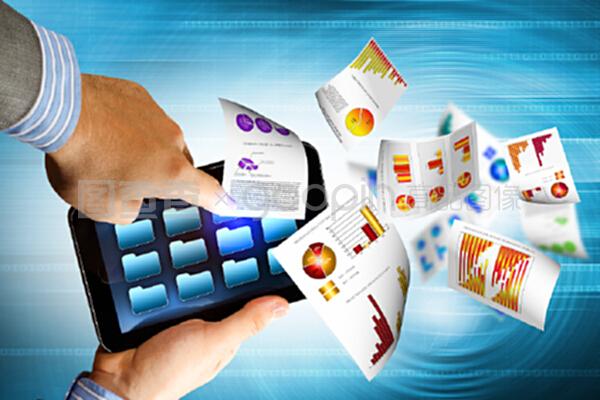 商務、電子商務概念說明和計算機圖表